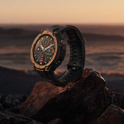 Amazfit T-Rex Pro Smartwatch Fitness Watch with SpO2, Heart Rate, Sleep Monitor, Sports Watch with Over 100 Sports Modes, 10 ATM Waterproof, 18 Day Battery Life, GPS - Unboxify