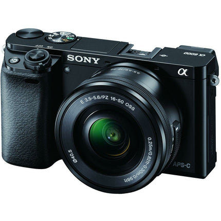 Sony Alpha ILCE 6000L 24.3 MP Mirrorless Digital SLR Camera with 16-50 mm (APS-C Sensor, Fast Auto Focus, Eye AF, Light Weight) - Black - Grabgear.in