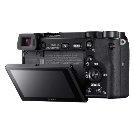 Sony Alpha ILCE 6000L 24.3 MP Mirrorless Digital SLR Camera with 16-50 mm (APS-C Sensor, Fast Auto Focus, Eye AF, Light Weight) - Black (UNBOXED) - Unboxify