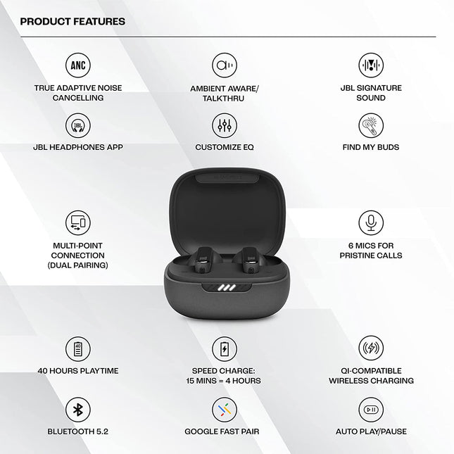 JBL Live Pro 2 True Wireless in Ear Earbuds ANC Earbuds (UNBOXED) - Unboxify