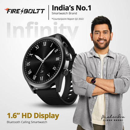 Fire-Boltt Infinity 1.6" Round Display Smart Watch (UNBOXED) - Unboxify