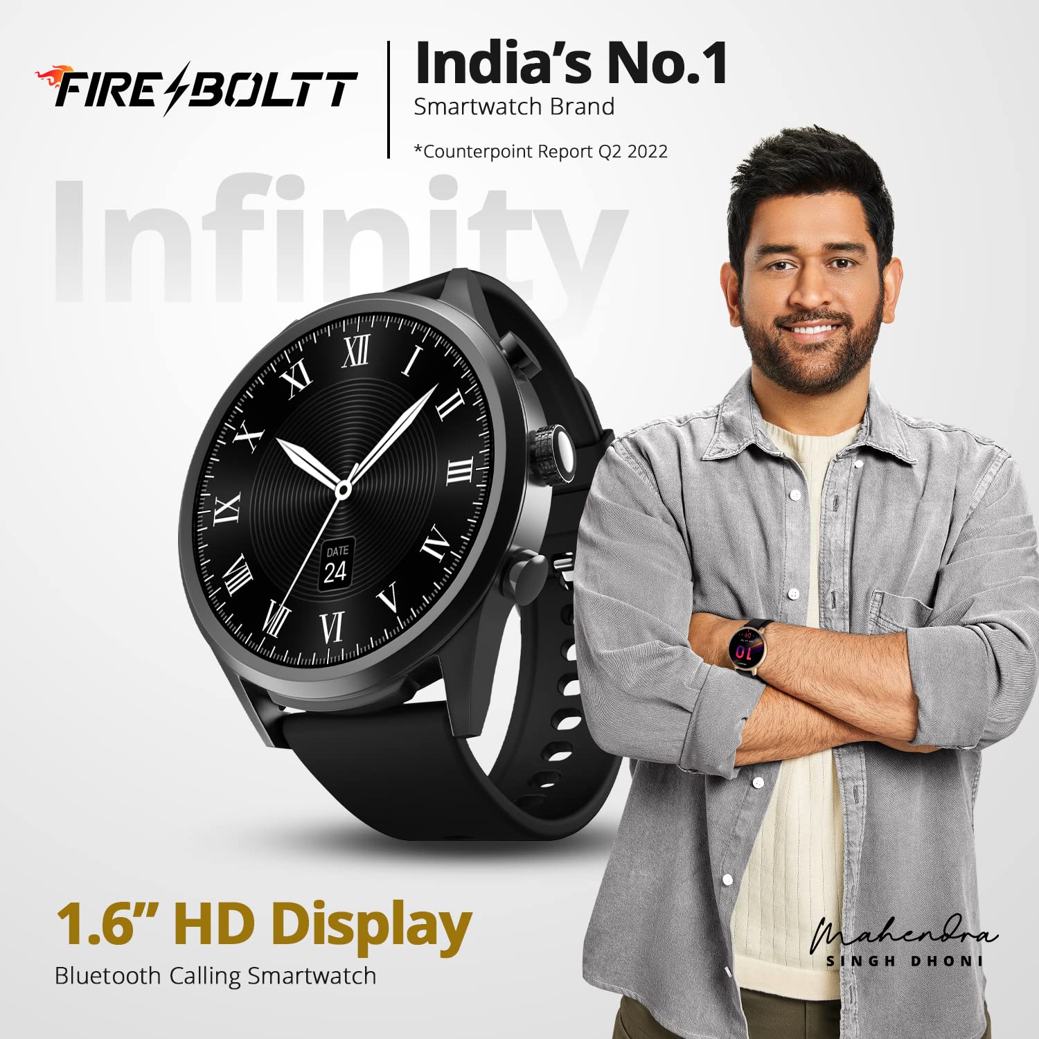 Fire-Boltt Infinity Round Display Smart Watch Unboxify