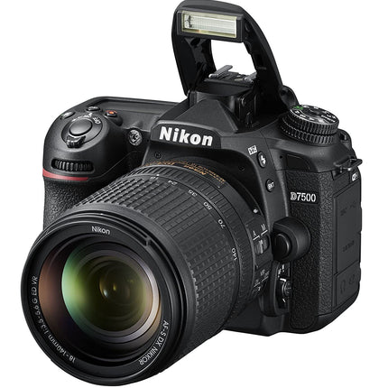 Nikon D7500 20.9MP Digital SLR Camera (Black) with AF-S DX NIKKOR 18-140mm f/3.5-5.6G ED VR Lens - Unboxify
