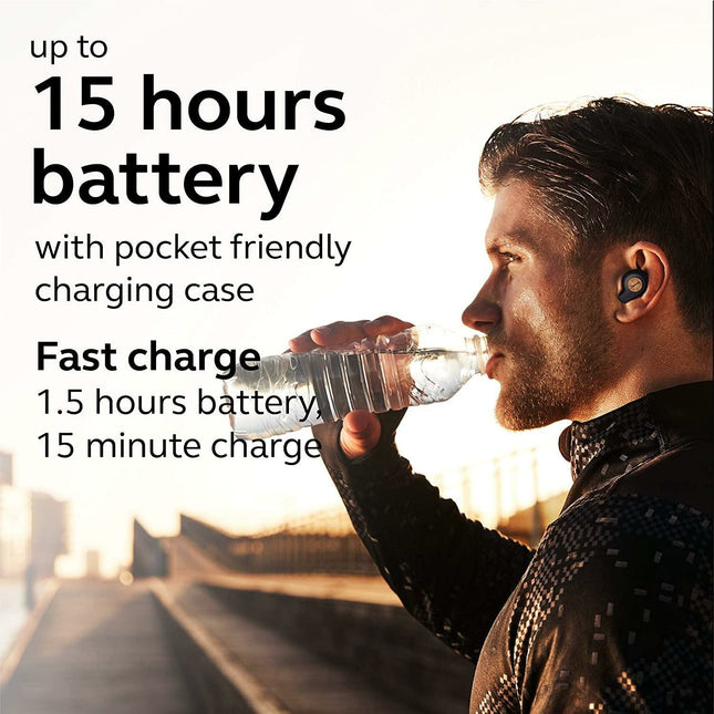 Jabra Elite 65t Active  – True Wireless Earbuds with Charging Case –  Bluetooth Earbuds with a Secure Fit and Superior Sound - Grabgear.in
