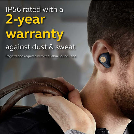 Jabra Elite 65t Active  – True Wireless Earbuds with Charging Case –  Bluetooth Earbuds with a Secure Fit and Superior Sound - Grabgear.in