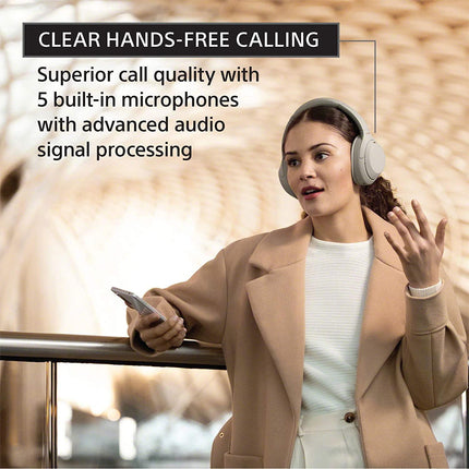 Sony WH-1000XM4 Wireless Industry Leading Noise Canceling Overhead Headphones with Mic for phone-call and Alexa voice control - Grabgear.in