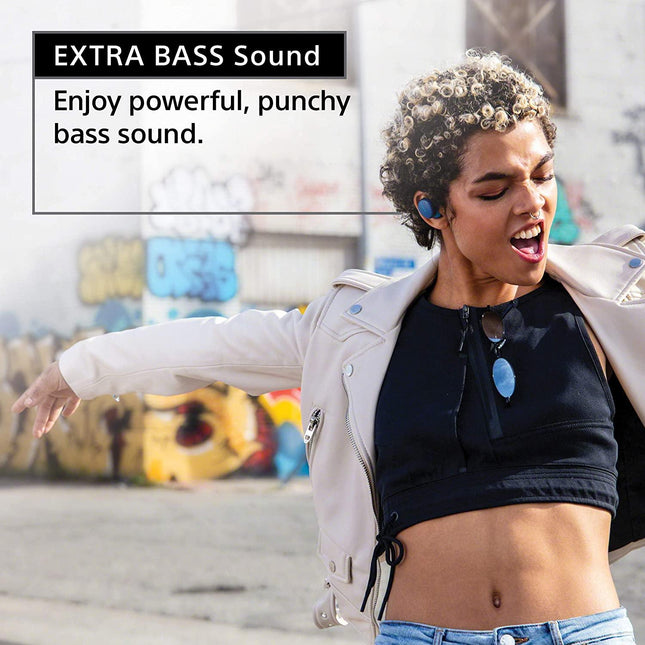 Sony WF-XB700 Truly Wireless Extra Bass Bluetooth Earbuds with 18 Hours Battery Life, True Wireless Earbuds with Mic for Phone Calls, Quick Charge, BT Ver 5.0 - Grabgear.in