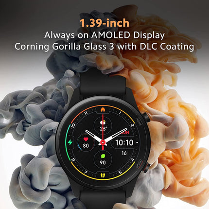Mi Watch Revolve Active (Beige) - 1.39" AMOLED Display, SpO2, GPS and Sleep Monitor, Alexa Built-in, 117 Sports Mode, Personalized Watch Faces, 2 Weeks Battery Life, Music and Camera Control - Grabgear.in