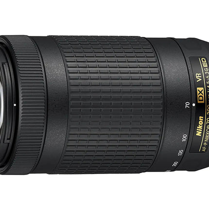 Nikon AF-P DX NIKKOR 70-300 mm f/4.5-6.3G ED VR Lens for DSLR Cameras (Black) (UNBOXED) - Unboxify
