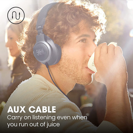 JBL Live 660NC, Smart Adaptive Noise Cancelling Bluetooth Wireless Over Ear Headphones with Mic (UNBOXED) - Unboxify