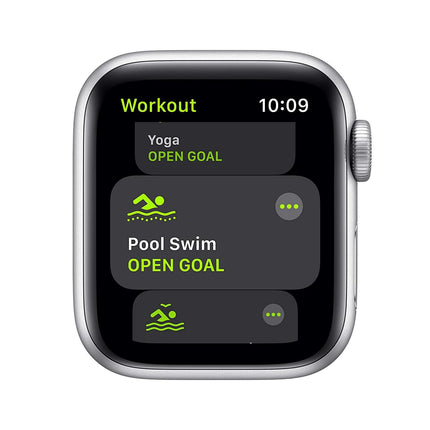 New Apple Watch SE (GPS, 40mm) - Silver Aluminium Case with White Sport Band - Grabgear.in