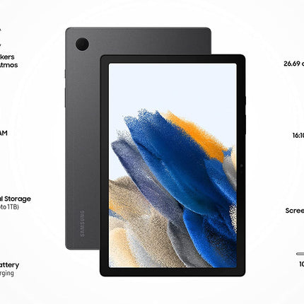 Samsung Galaxy Tab A8 26.69cm (10.5 inch) Display, RAM 4 GB, ROM 64 GB Expandable, Wi-Fi Tablet, (SM-X200NZAEINU) - Unboxify