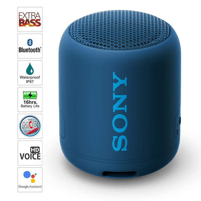 (UNBOXED) Sony SRS-XB10 Wireless Extra Bass Bluetooth Speaker with 16 Hours Battery Life, Waterproof, Dustproof, Rustproof, Speaker wih Mic, Loud Audio for Phone Calls - Grabgear.in