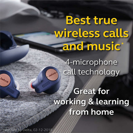 Jabra Elite 65t Active  – True Wireless Earbuds with Charging Case –  Bluetooth Earbuds with a Secure Fit and Superior Sound - Grabgear.in