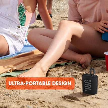JBL Go 3, Wireless Ultra Portable Bluetooth Speaker, Pro Sound, Waterproof, Type C (UNBOXED) - Unboxify