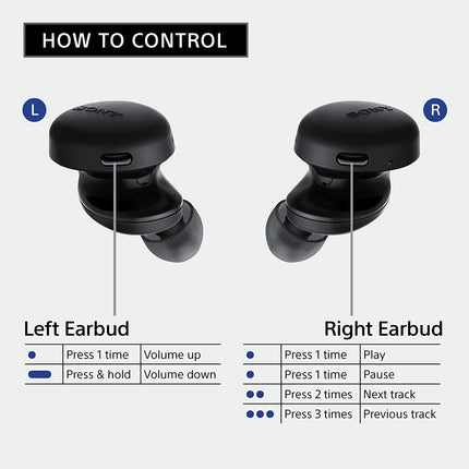 Sony WF-XB700 Truly Wireless Extra Bass Bluetooth Earbuds with 18 Hours Battery Life, True Wireless Earbuds with Mic for Phone Calls, Quick Charge, BT Ver 5.0 - Grabgear.in