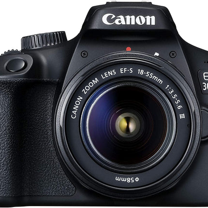 Canon EOS 3000D 18MP Digital SLR Camera (Black) (UNBOXED) - Unboxify