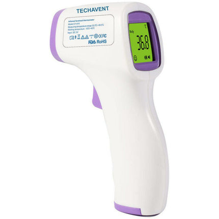 Techavent InstaTemp Digital Infrared Thermometer (KL717) CE, FDA, ROSH Approved - Grabgear.in
