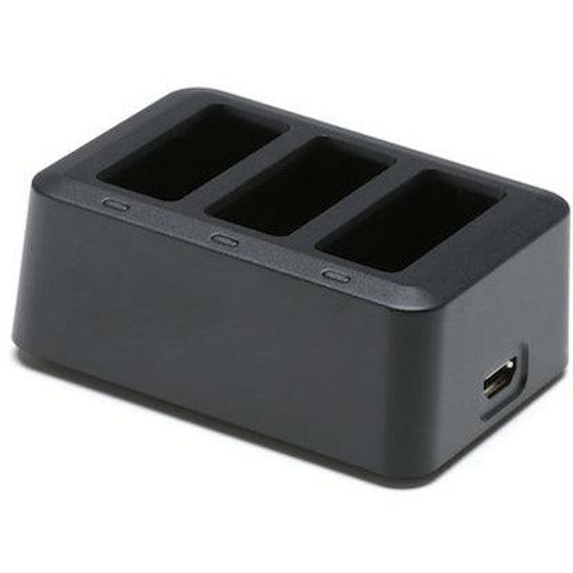 DJI 3-Bay Battery Charging Hub Tello Drone Batteries, Black, CP.PT.00000271.01 - Grabgear.in
