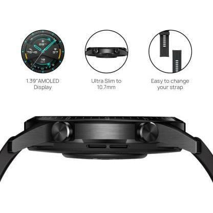 Huawei Watch GT 2 (46 mm) Smartwatch  ( Regular ) - Grabgear.in